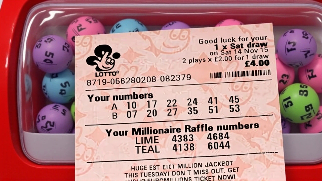 No Jackpot Wins in Saturday's £4 m UK Lotto Draw – £1 m Prize Awarded
